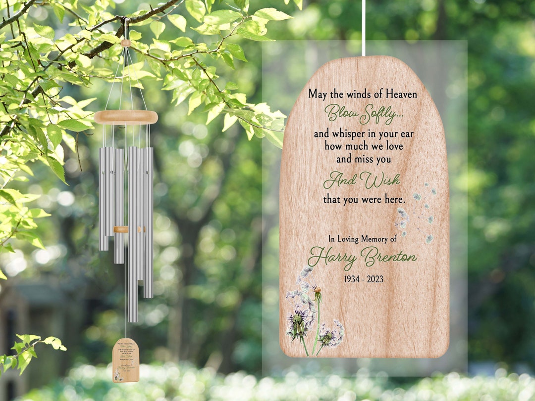 Angraves Carillon A Vento Commemorativo 'Someone Special Always Loved Sadly Missed' Con Cuore, Altezza 30 Cm