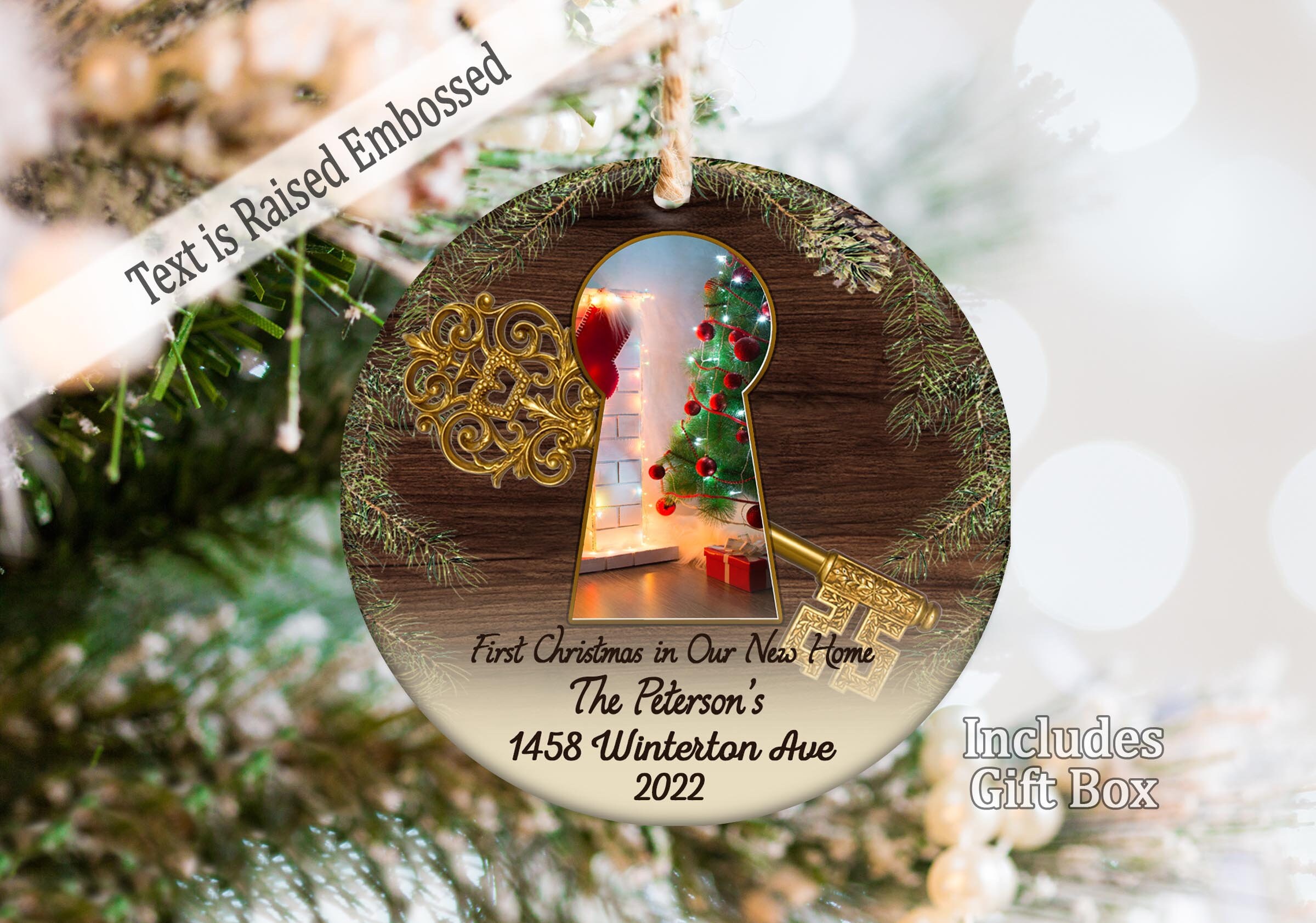 Christmas Blvd 2022 First Christmas In New Home Ornament New House 2022 | Etsy Australia