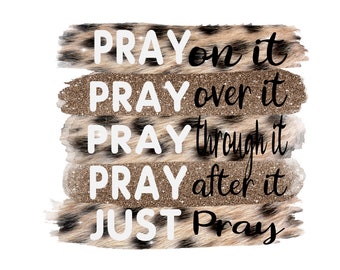Pray Sublimation Design Download