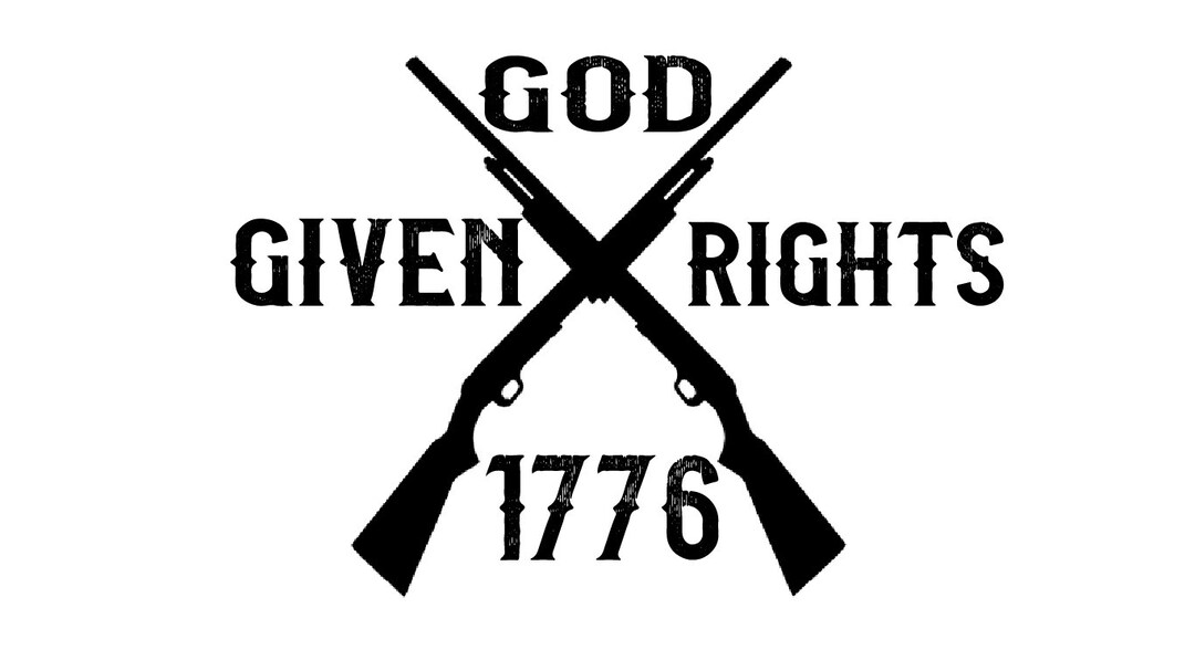 God Given Rights 1776 2nd Amendment Sublimation Design Etsy