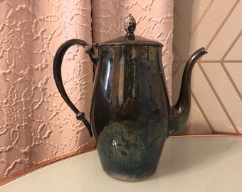 Antique Silverplate Coffee Pot, Tea Pot, FB Rogers 2375, Hollowware