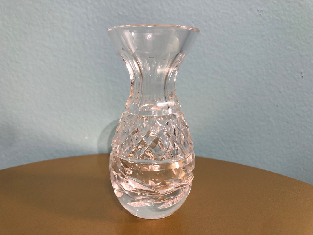Waterford Crystal Glandore 4 Violet Vase Etsy