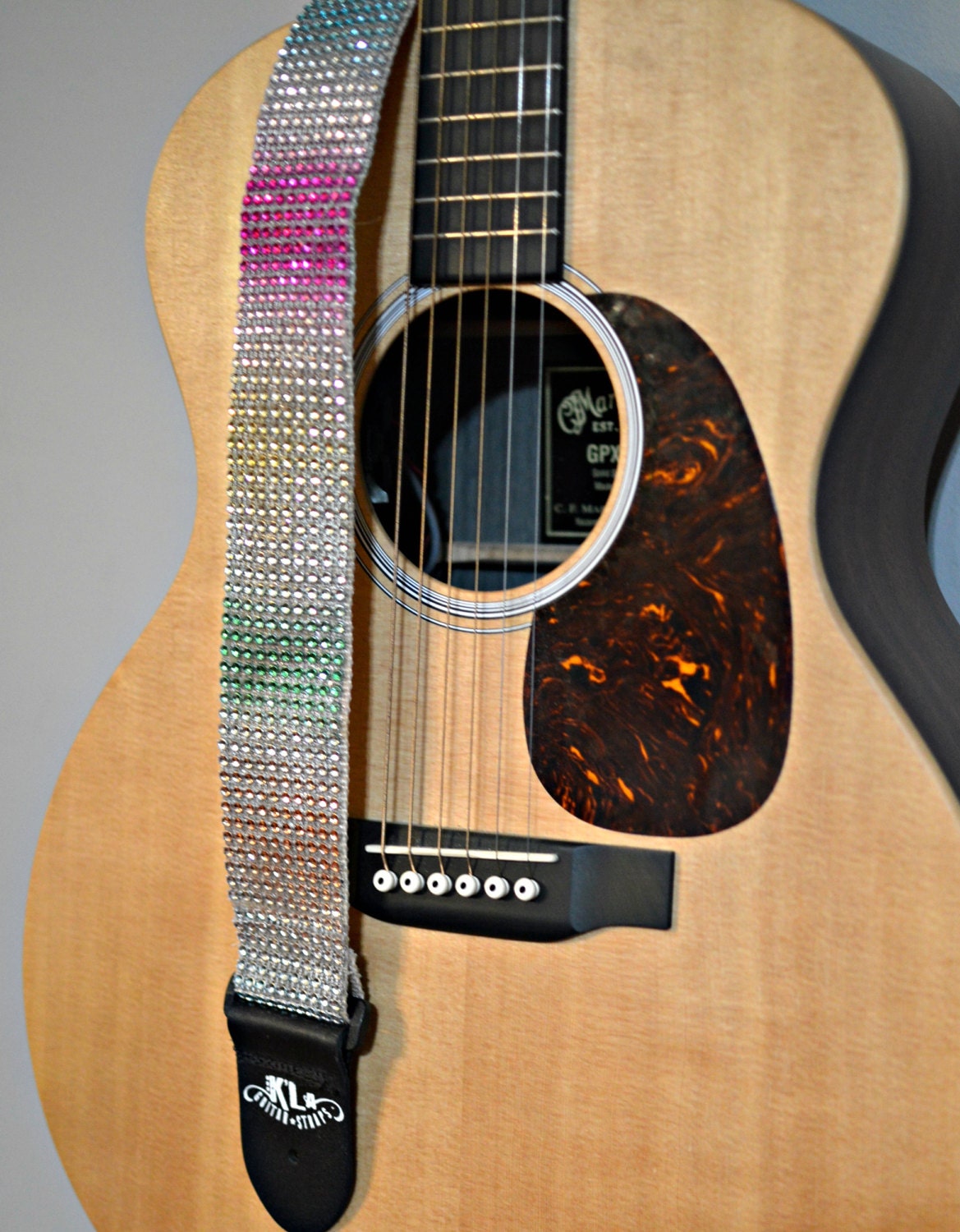 Bling Guitar Strap SIGNATURE Crystal Guitar Strap Sparkly Etsy