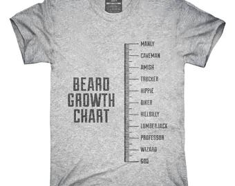 Beard Growth Chart Sweatshirt