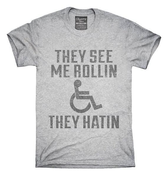 funny wheelchair t shirts