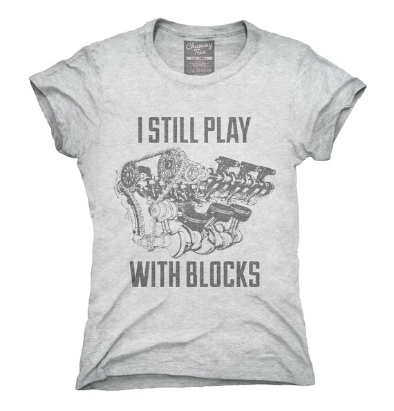Ich Spiele Immer Noch Mit Blocke Lustige Motorblock T Shirt Etsy