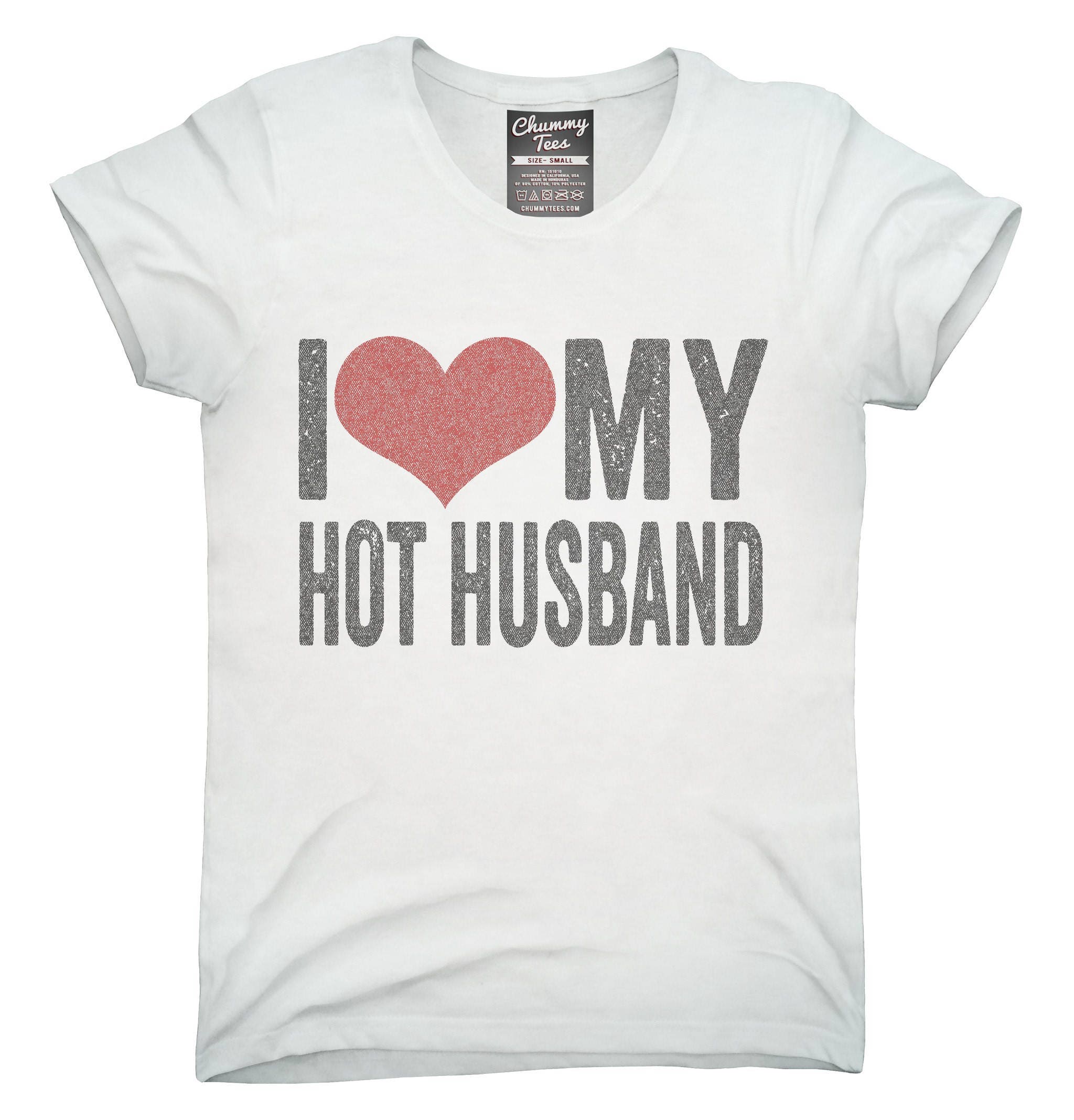 I Love My Hot Husband T-Shirt Hoodie Tank Top Gifts | Etsy