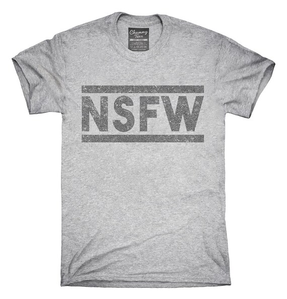 NSFW Not Safe for Work Funny Black Adult T-Shirt