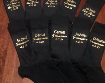 SocksTeam Groom, Groom Socks, Father of The Groom, Groomsmen Socks, Groom Gifts. Best Men Socks,  Socks for Team Groom