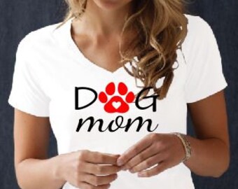 Dog Mom T-Shirts, Gifts for Mom, Gifts for Her, Gifts for Girlfriend