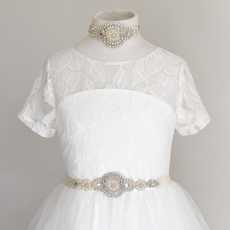 Belt and Headband Set Flower Girl Sash Satin Sash 1.5 Etsy