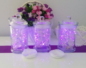 LED fairy lights, Centerpiece, Wedding table centerpiece, Fireflies LED light, Wedding decoration, Room chair decoration