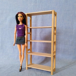 Shelves  for 12 inch doll 1:6 scale / Doll House Furniture