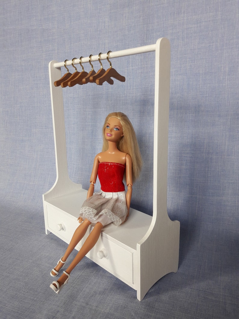 16 Scale Doll Clothes Rack for 12 Inch Doll Handmade Etsy