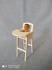 1:6 scale Wooden Doll High Chair 12' doll furniture 