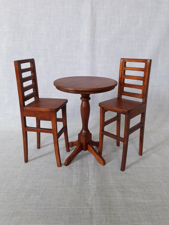 1:6 Scale Chairs Table Furniture Set 12'' Action Figure Dolls Accessories 