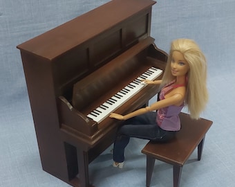 Piano pour poupée de 12 pouces / échelle 1:6 Miniature en bois