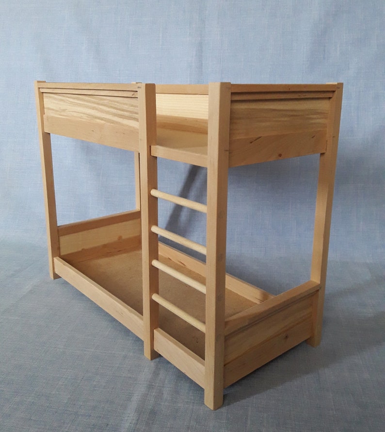 Bunk Bed for 12 inch doll / 16 scale Bedroom Furniture / Etsy