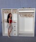 Clothes Trunk  for 12 inch doll 1/6 scale Wardrobe 