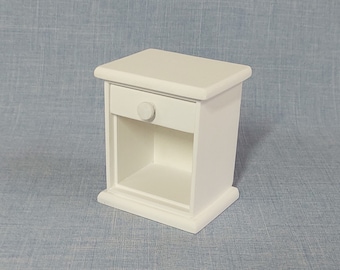 1:6 scale Nightstand for 12 inch dolls \ bedroom wood night stand