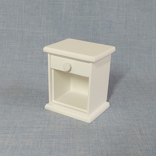 1:6 scale Nightstand for 12 inch dolls \ bedroom wood night stand