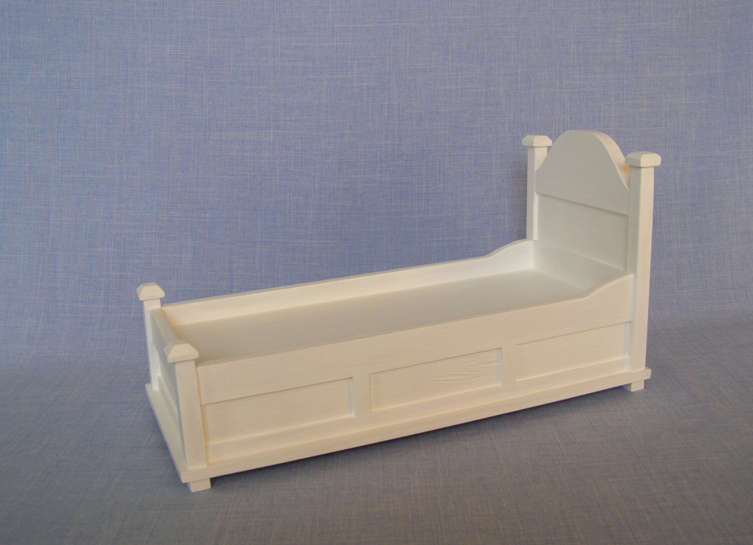 Single Bed for 12 inch doll dolls/ 16 scale bed/ white modern Etsy