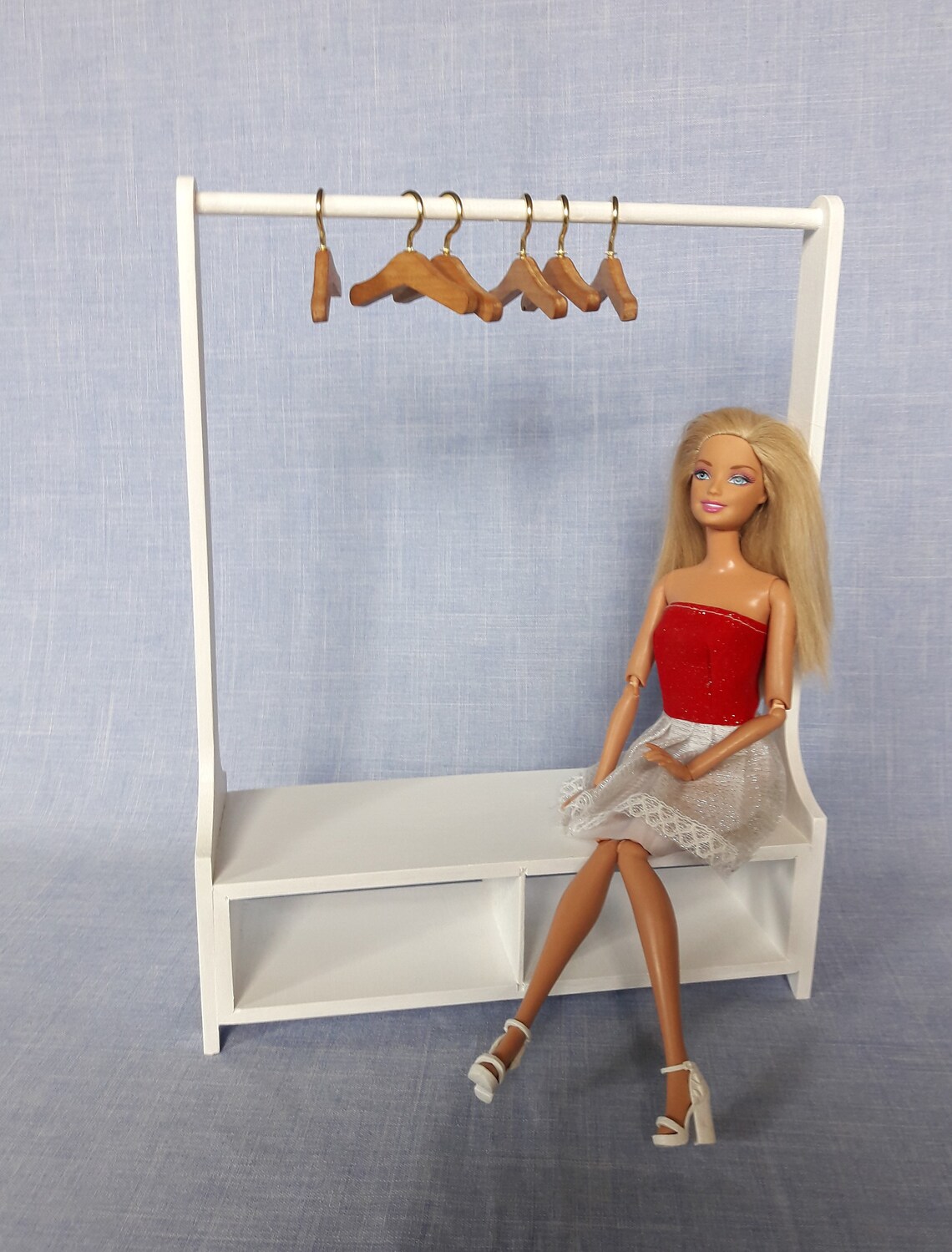 16 Scale Doll Clothes Rack for 12 Inch Doll / Handmade Etsy
