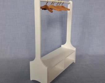 1:6 scale Doll Clothes Rack for 12 inch doll / Handmade miniature