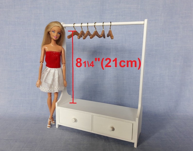16 Scale Doll Clothes Rack for 12 Inch Doll Handmade Etsy Australia