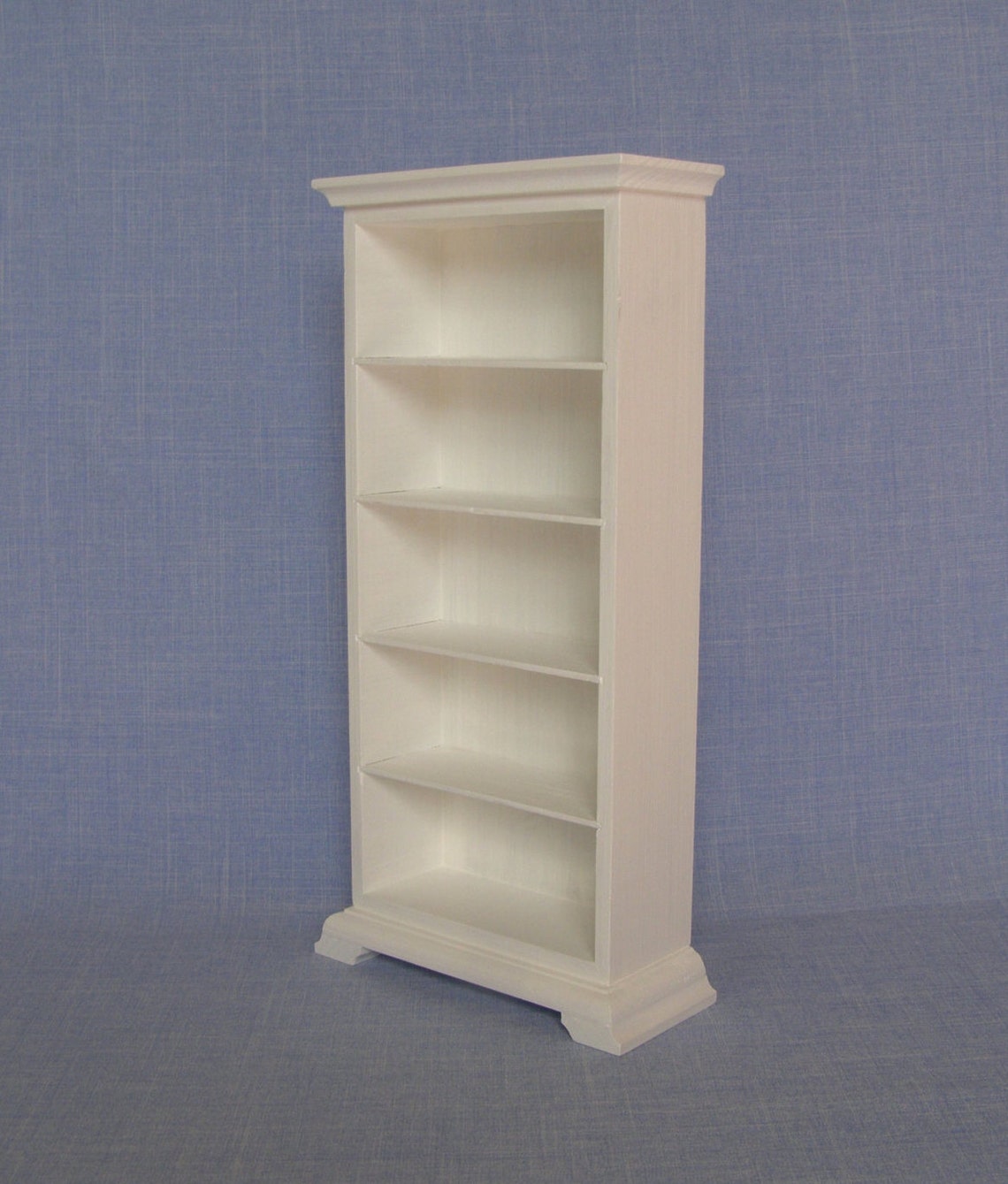 16 scale White Bookcase for 12 inch doll / Barbie Doll Etsy