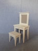 Vanity Dressing Table for 12 inch doll / 1:6 scale Doll House Furniture