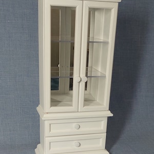 Sideboard with mirror for 12 inch doll /  1:6 scale miniature furniture