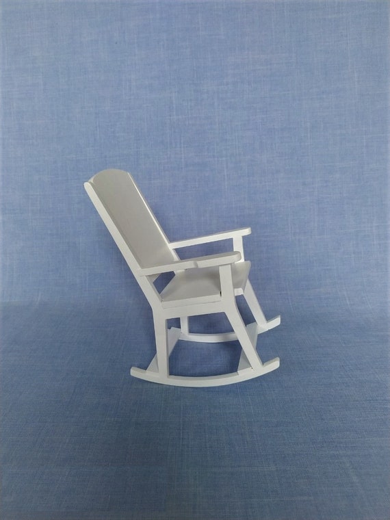 1/6 Doll Furniture DIY Rocking Chair Model for 12'' Male Female Figure Accs 