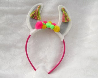 Llama Ears Headband for Girls Cute Ears Headband for Llama Party Animal Ears Animal Headband Kids Llama Ears Headband for Girls Cute Ears Headband for Llama Party Animal Ears Animal Headband Kids