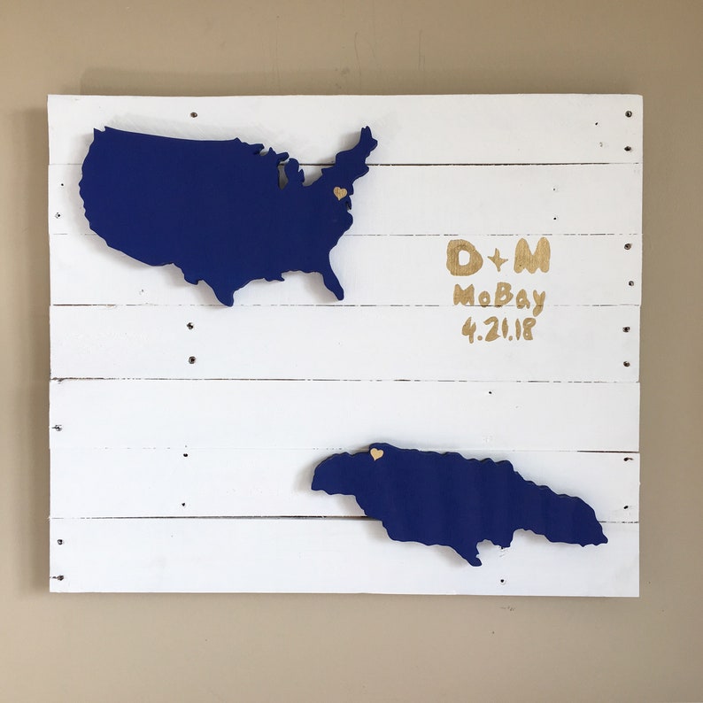 Destination Wedding Registry Sign 26 By 22 Etsy