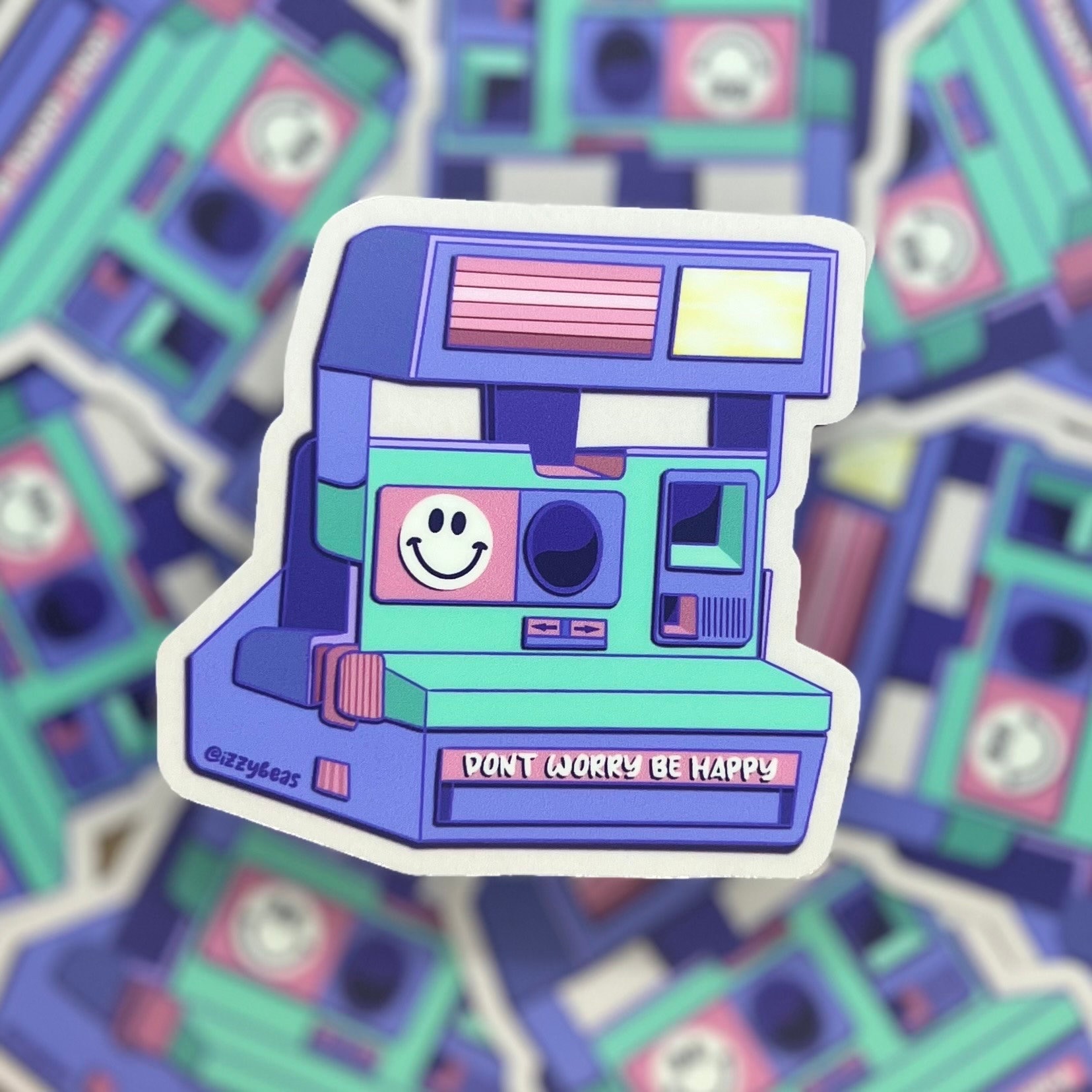 Retro Camera Sticker/decal - Etsy