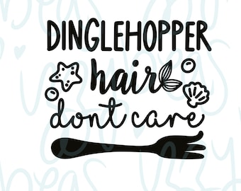 Mermaid Dinglehopper Hair DIGITAL DOWNLOAD