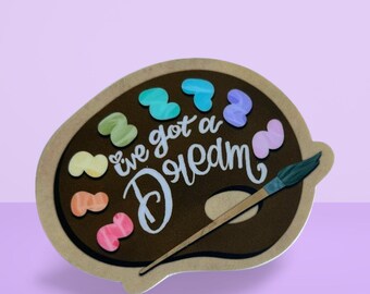 Tangled Dreamer Sticker