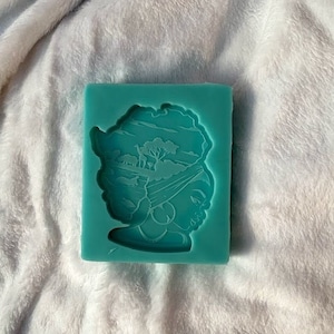 African Hair Silhouette Silicone Mold, Epoxy Resin Molds, Africa Woman Molds, Safari Resin Molds, Cute Resin Molds, Cultural Resin Molds