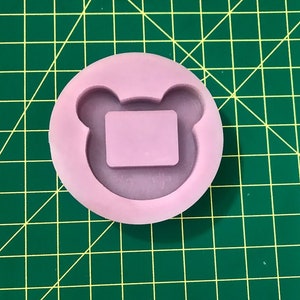 Bear Head Video Game Shaker Mold  For Epoxy Resin Shakers Keychains  Resin Molds Supplies Kawaii Resin Crafting Casting Gifts