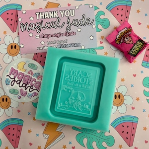 90s Horror Book Shaker Silicone Mold: Epoxy Resin Keychain Molds, Supplies for Resin Crafting