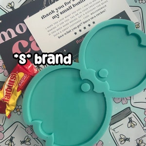 Tumbler Name Plate Silicone Mold: 30/40 oz Epoxy Resin Lid Topper Molds