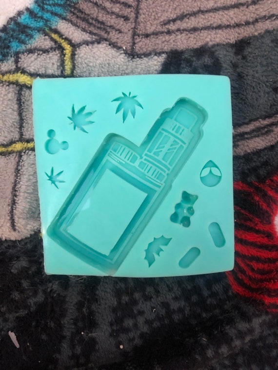Vape Shaker Silicone Mold, Marijuana Leaf Resin Molds - Etsy