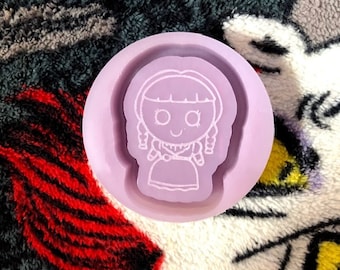 Annabelle Doll Silicone Shaker Mold, Epoxy Resin Molds