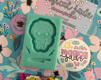 Halloween Michael Shaker Silicone Mold, Epoxy Resin Keychain