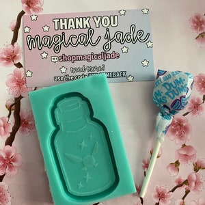 Navi Fairy Bottle Shaker Silicone Resin Mold: Epoxy Resin Crafting Supplies Molds