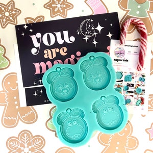 Paper Plate Animals Earring Silicone Mold, Epoxy Resin Molds, Resin Earrings Molds, Resin Jewelry Mold Supplies, Cute Resin Accessories