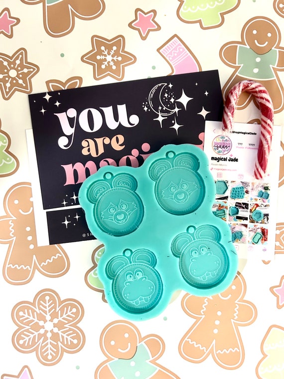 Paper Plate Animals Earring Silicone Mold, Epoxy Resin Molds, Resin  Earrings Molds, Resin Jewelry Mold Supplies, Cute Resin Accessories 