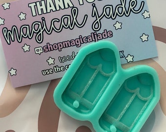 Pencil Earrings Silicone Mold: Epoxy Resin Jewelry Making