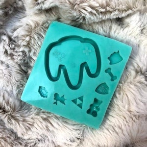 N64 Retro Video Game Controller Silicone Mold For Epoxy Resin Shakers Keychains  Resin Molds Supplies Kawaii Resin Crafting Casting Gifts